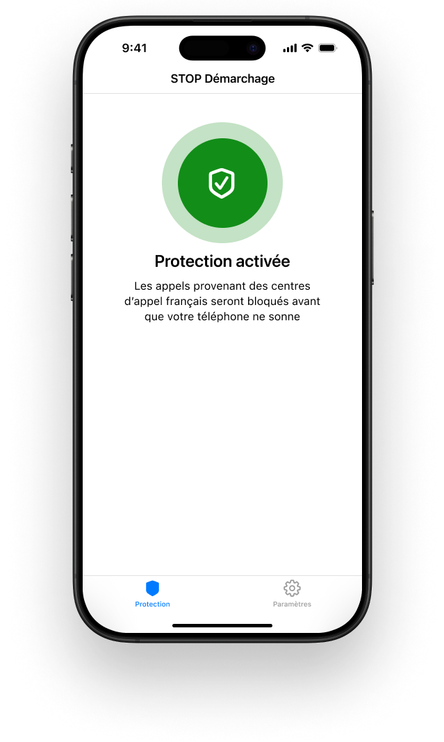 STOP Démarchage App Screenshot